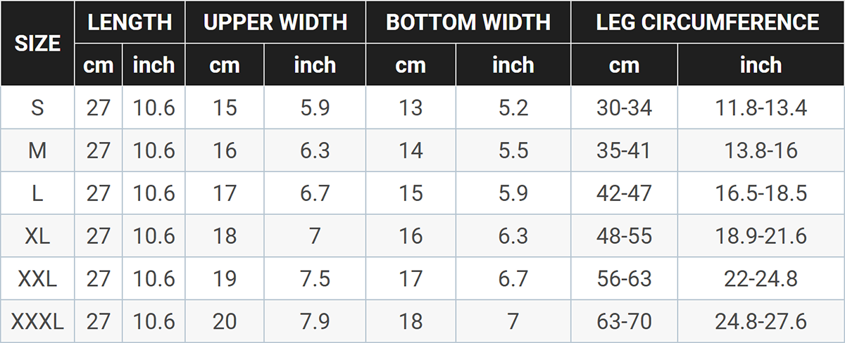 Size guide