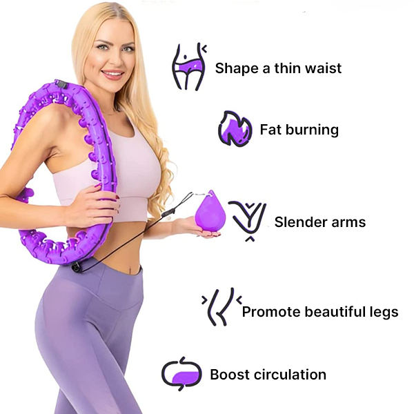 Weighted Hula Hoop Benefits for Fitness, Weight Loss, Core Strength