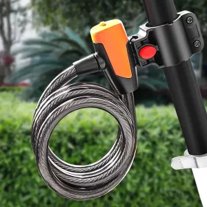 Anti-Theft Bike Cable Lock with Key