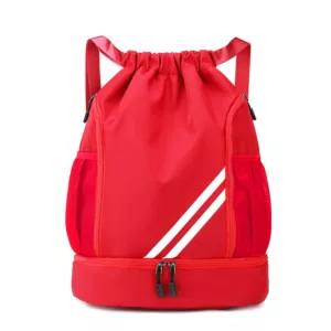 Football Backpack Sports Bag - Red