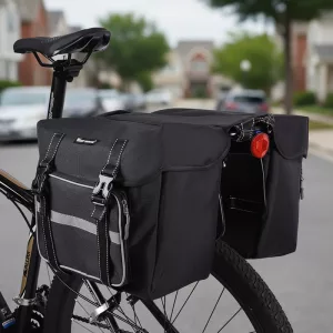 bicycle rear rack bag, bicycle rear bag